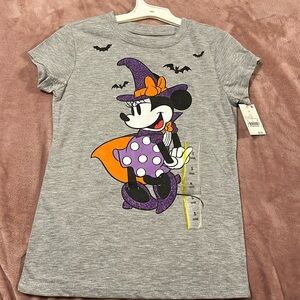 Girl’s Size S(6/6X) Minnie Witch Short Sleeve T-Shirt NWT